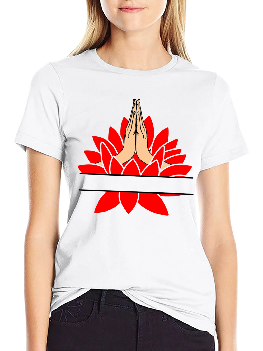 Namaste Lotus Graphic Tee