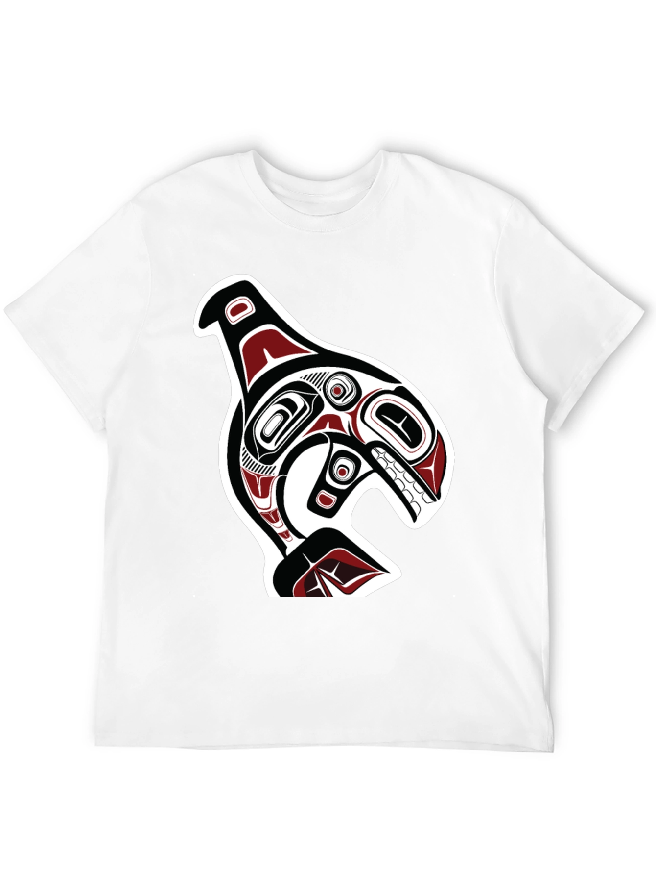 Killer Whale Graphic Tee - Native American Inspired Design