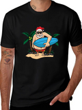 Santa Surfer Graphic Tee