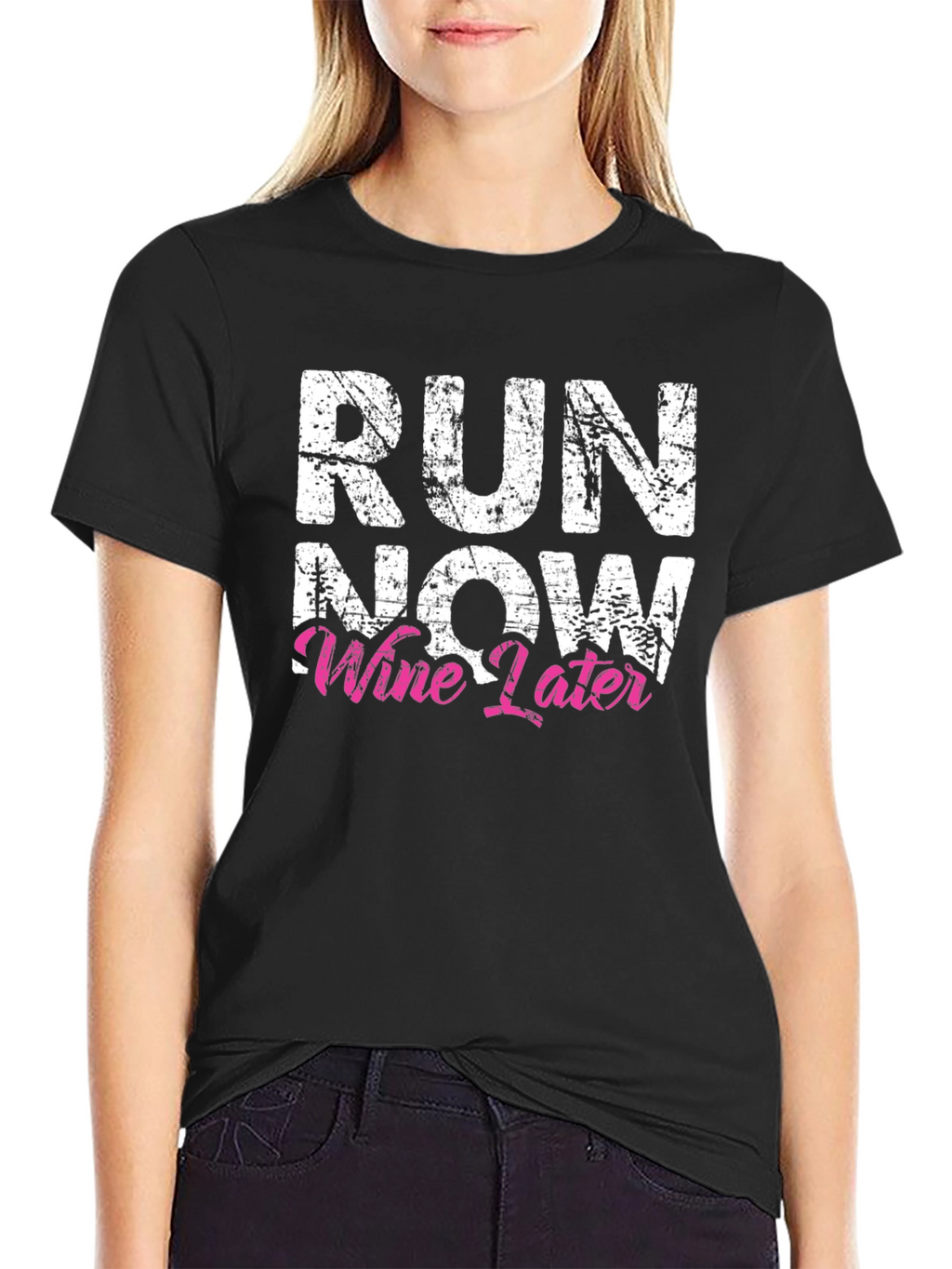 Run Now Wine Later Graphic Tee