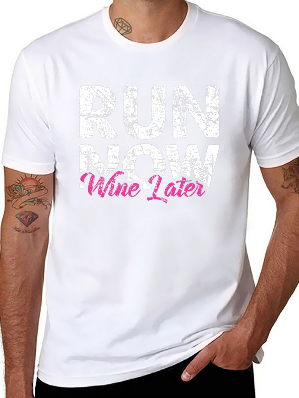 Run Now Wine Later Graphic Tee