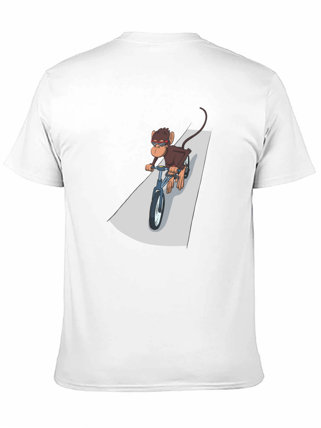 Cool Monkey Riding Bike Graphic Tee