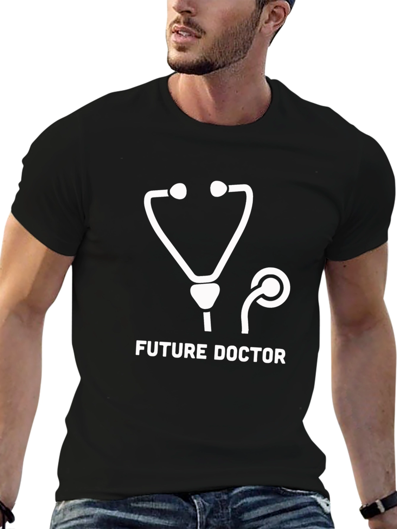 Future Doctor T-Shirt - Stethoscope Graphic Tee