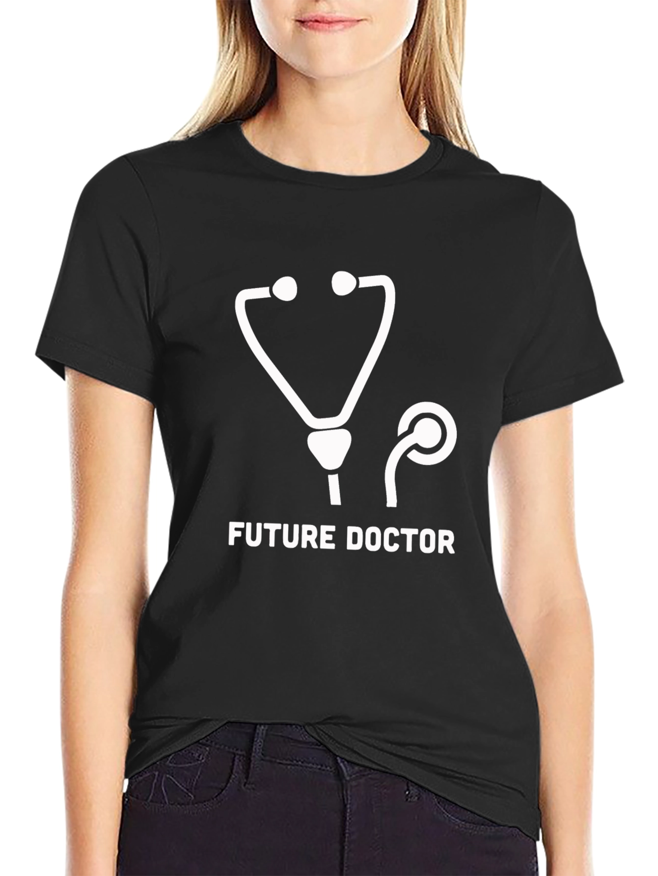Future Doctor T-Shirt - Stethoscope Graphic Tee