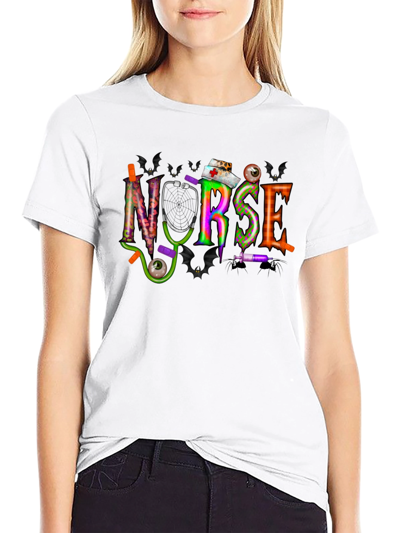 Halloween Nurse T-Shirt - Spooky Season Apparel