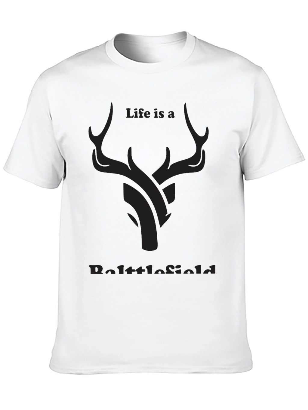 Life Is A Battlefield Graphic T-Shirt