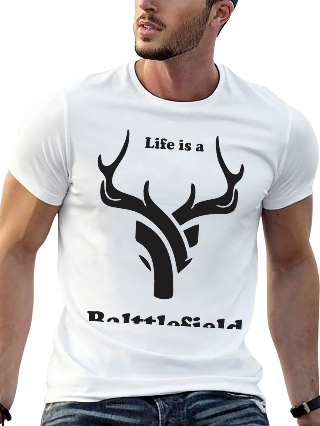 Life Is A Battlefield Graphic T-Shirt