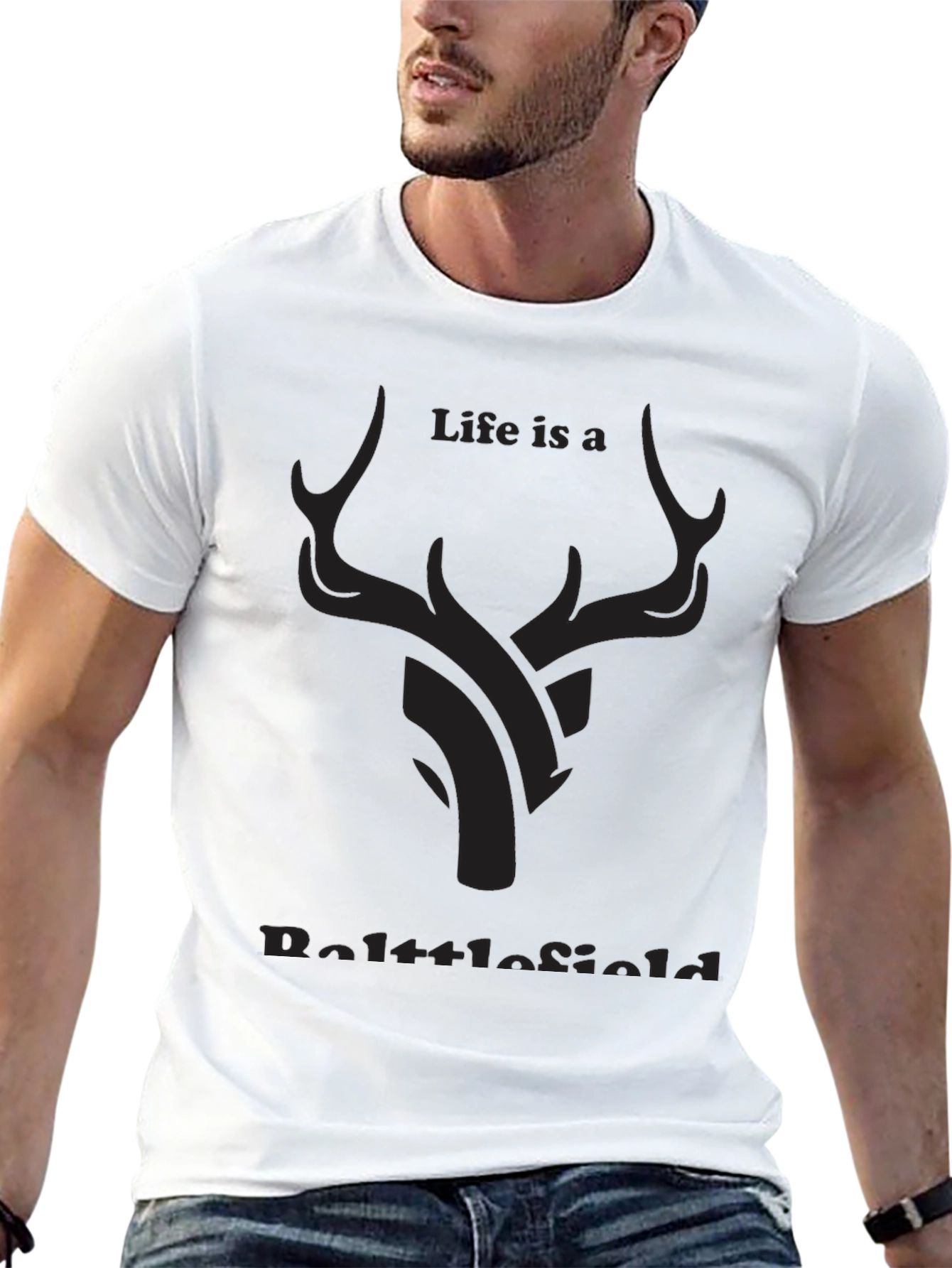 Life Is A Battlefield Graphic T-Shirt