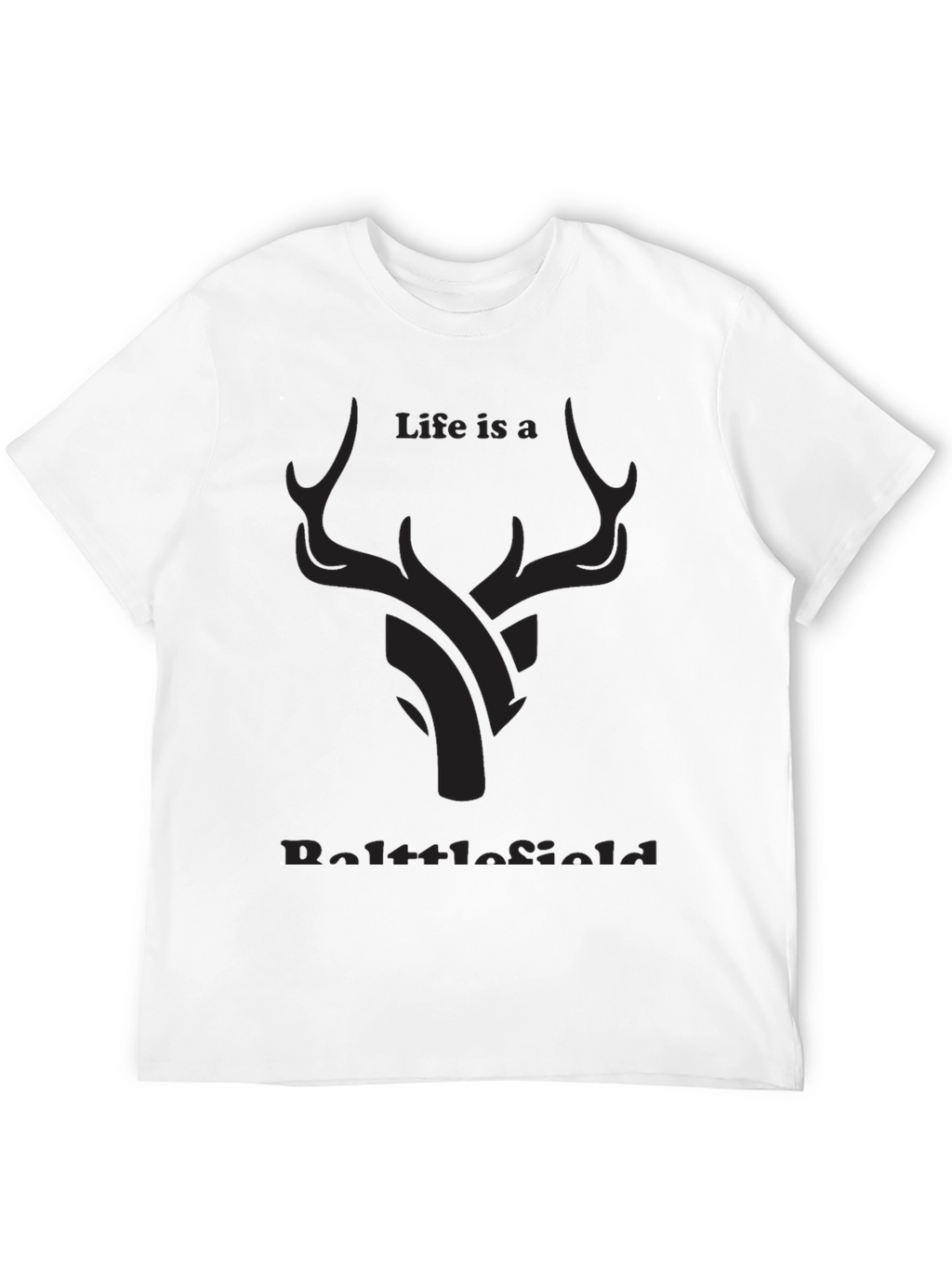 Life Is A Battlefield Graphic T-Shirt