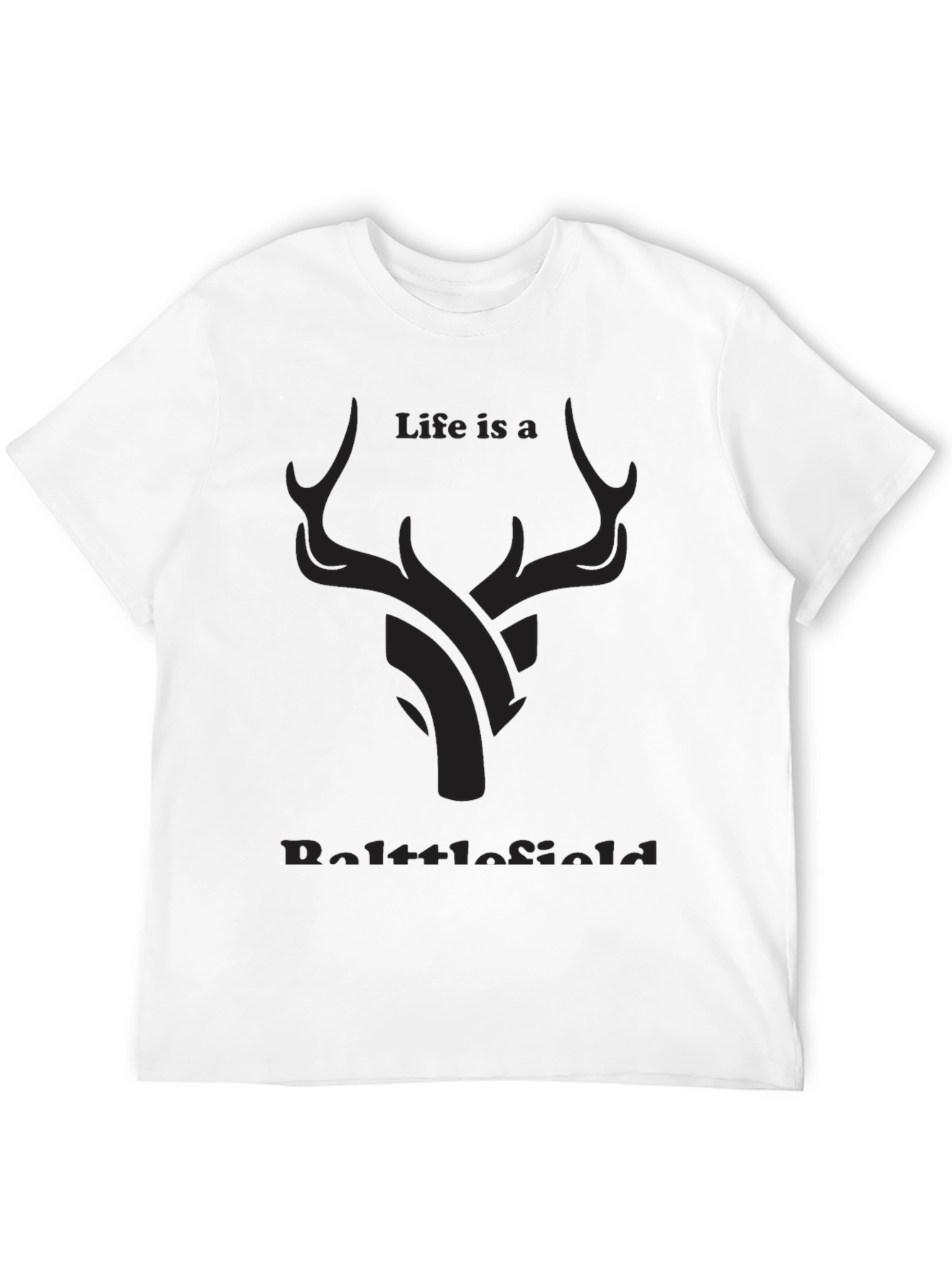 Life Is A Battlefield Graphic T-Shirt