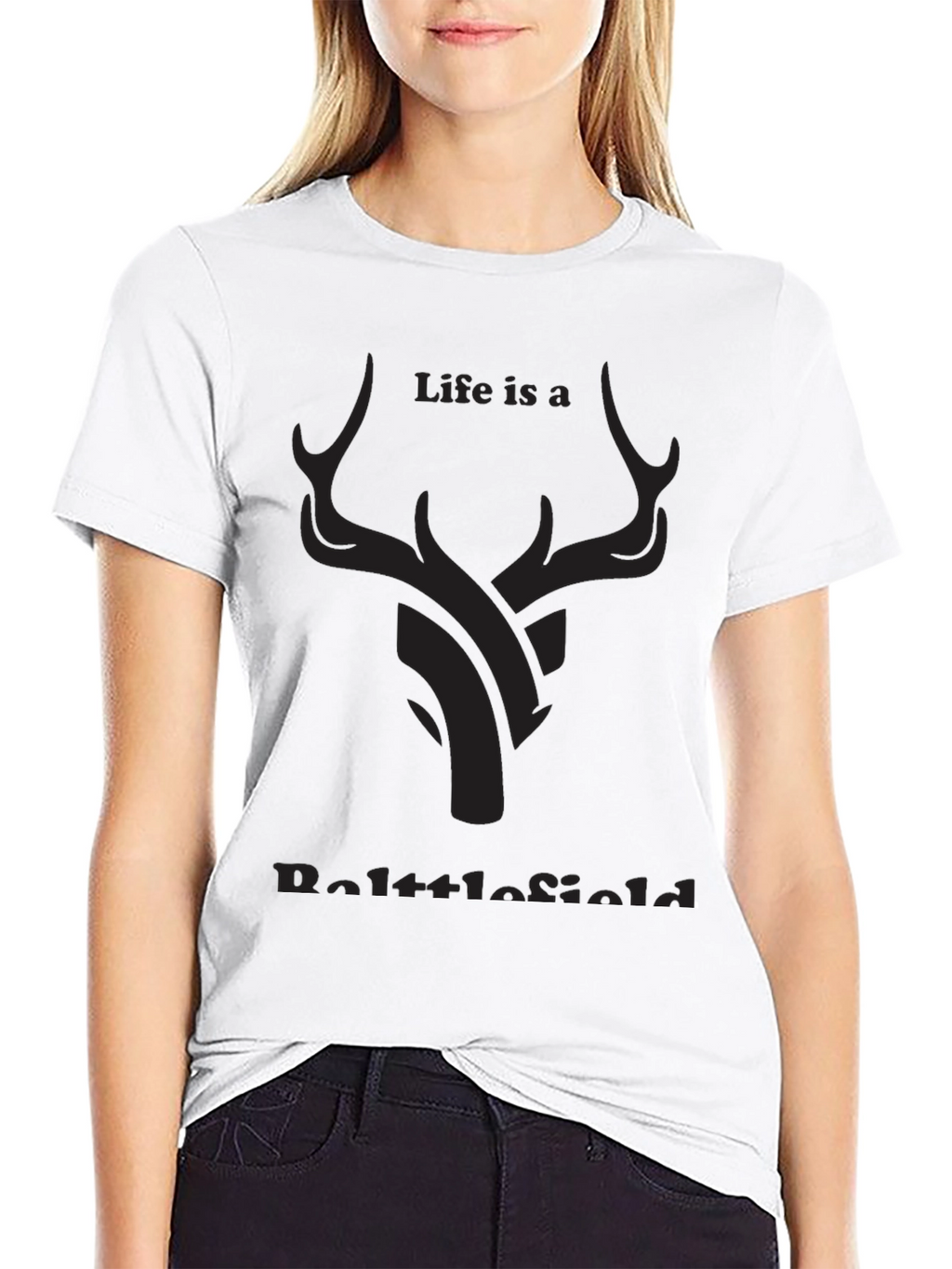 Life Is A Battlefield Graphic T-Shirt