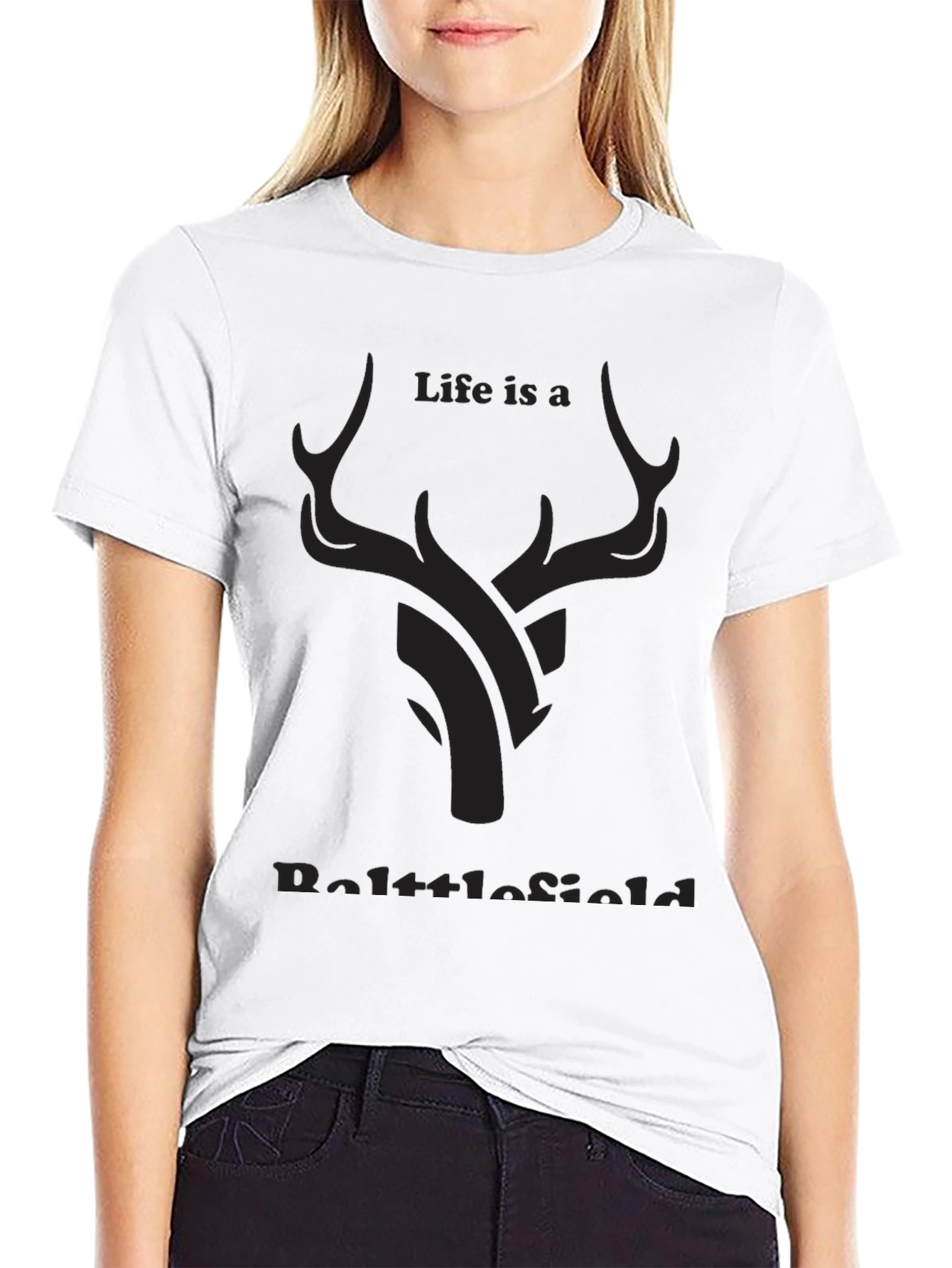 Life Is A Battlefield Graphic T-Shirt