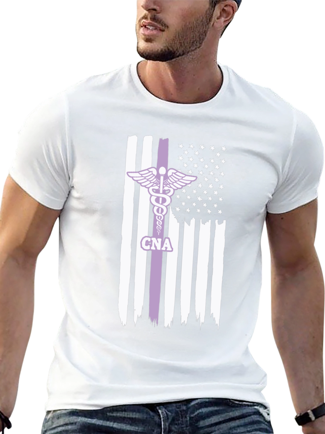 CNA American Flag Graphic Tee
