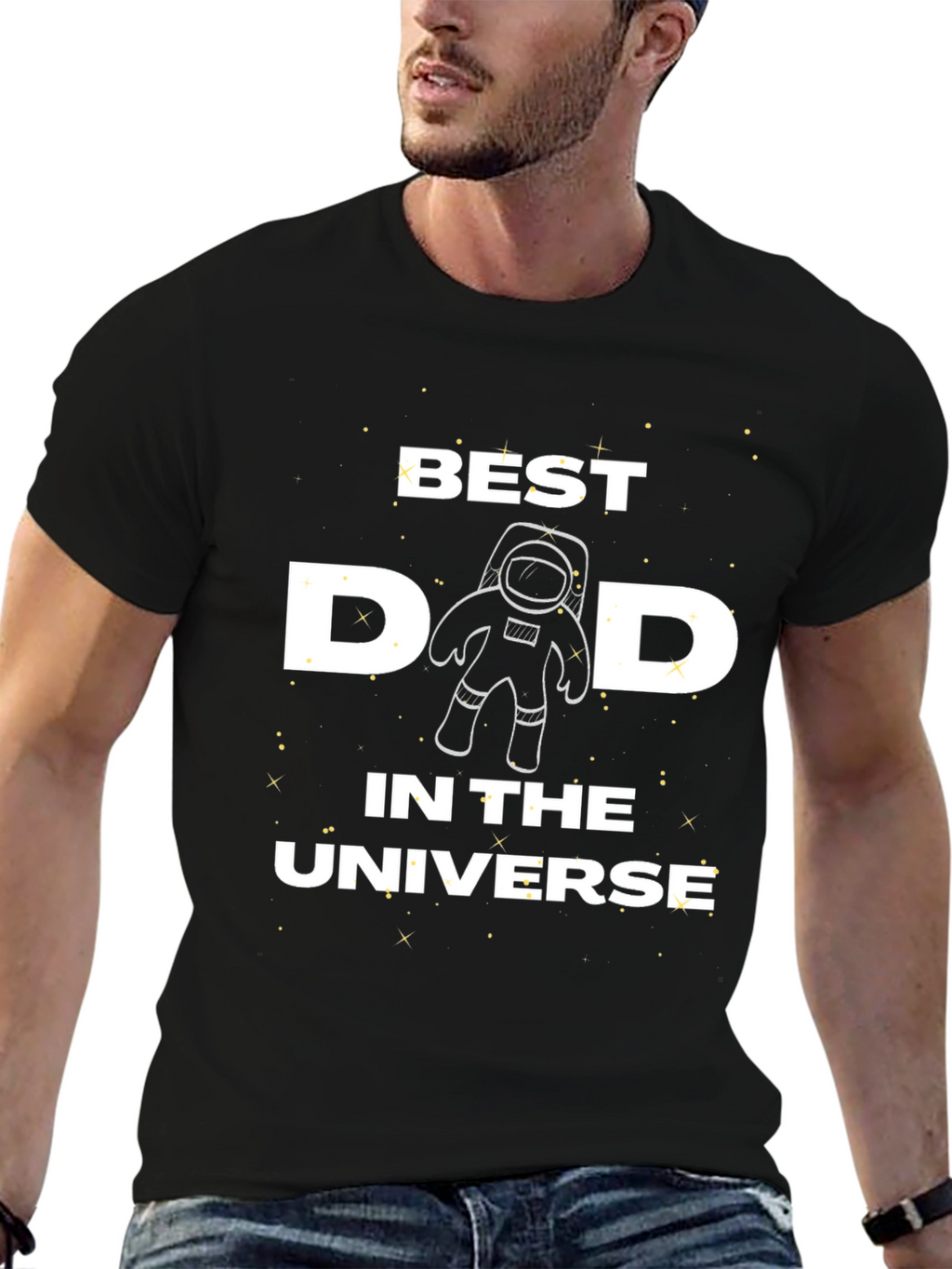 Best Dad in the Universe Graphic Tee