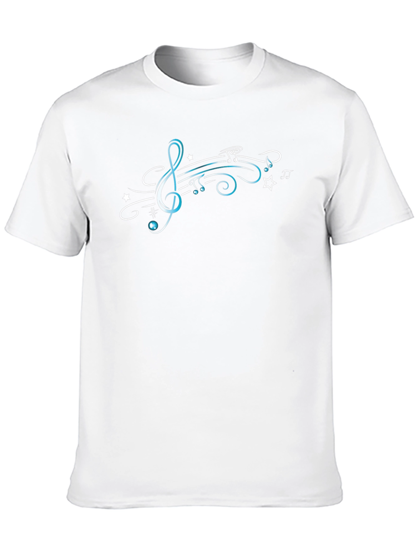 Music Note Treble Clef Graphic Tee