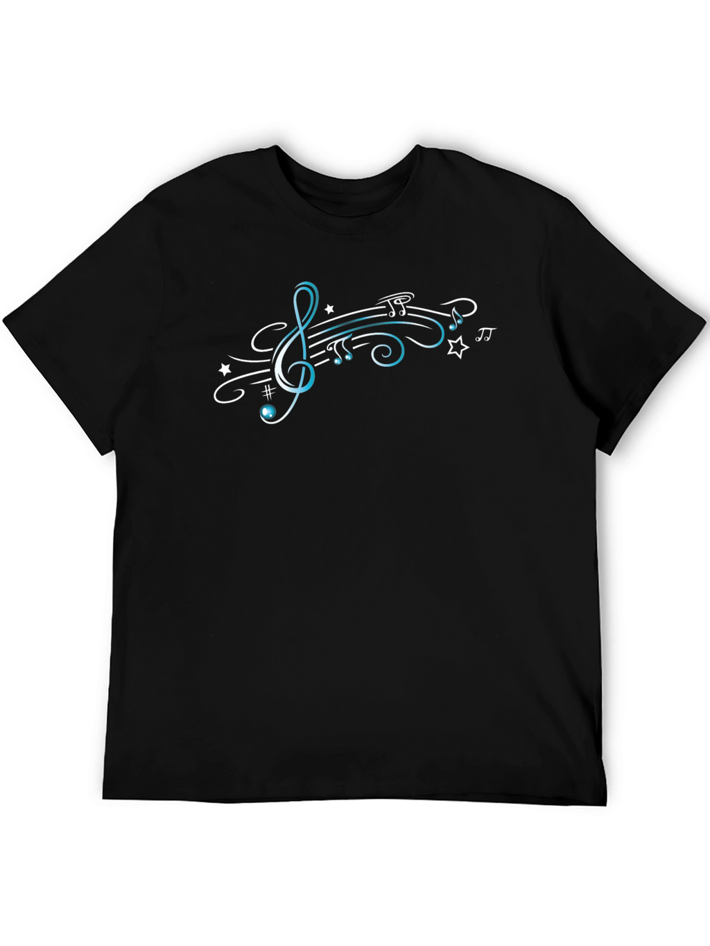Music Note Treble Clef Graphic Tee