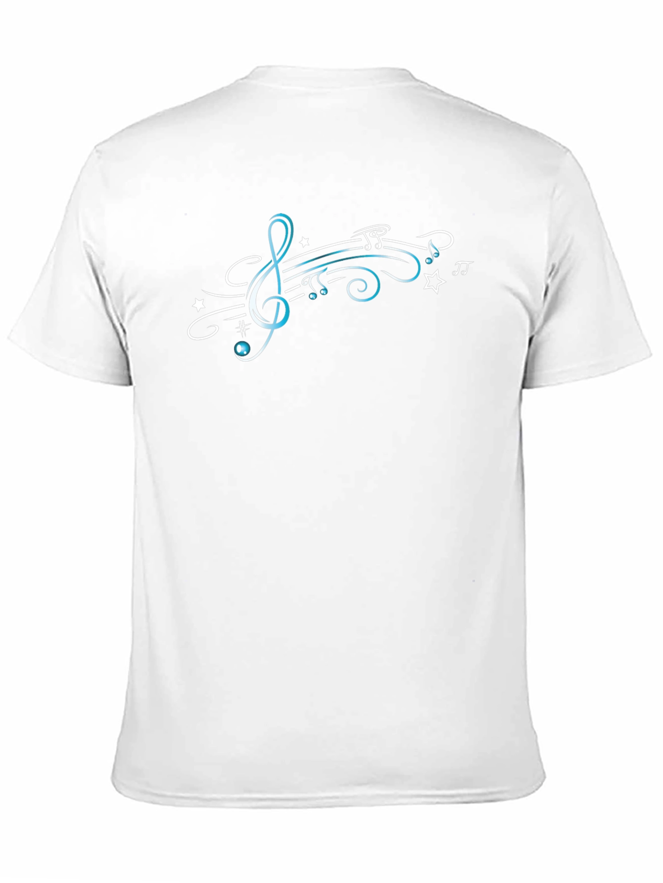 Music Note Treble Clef Graphic Tee