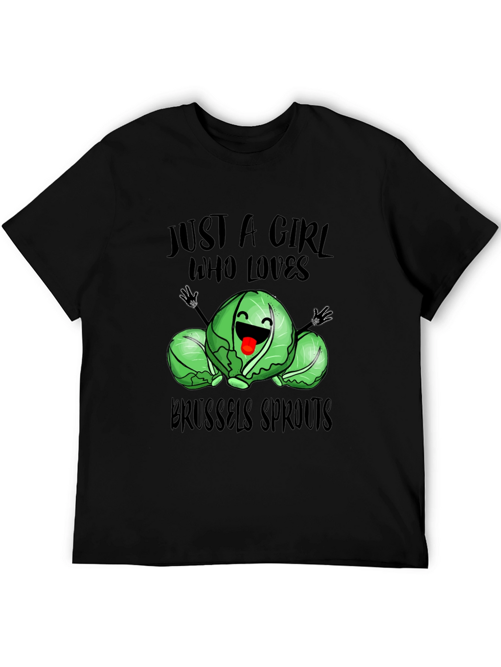 Brussels Sprouts Lover T-Shirt - Cute Girls Tee
