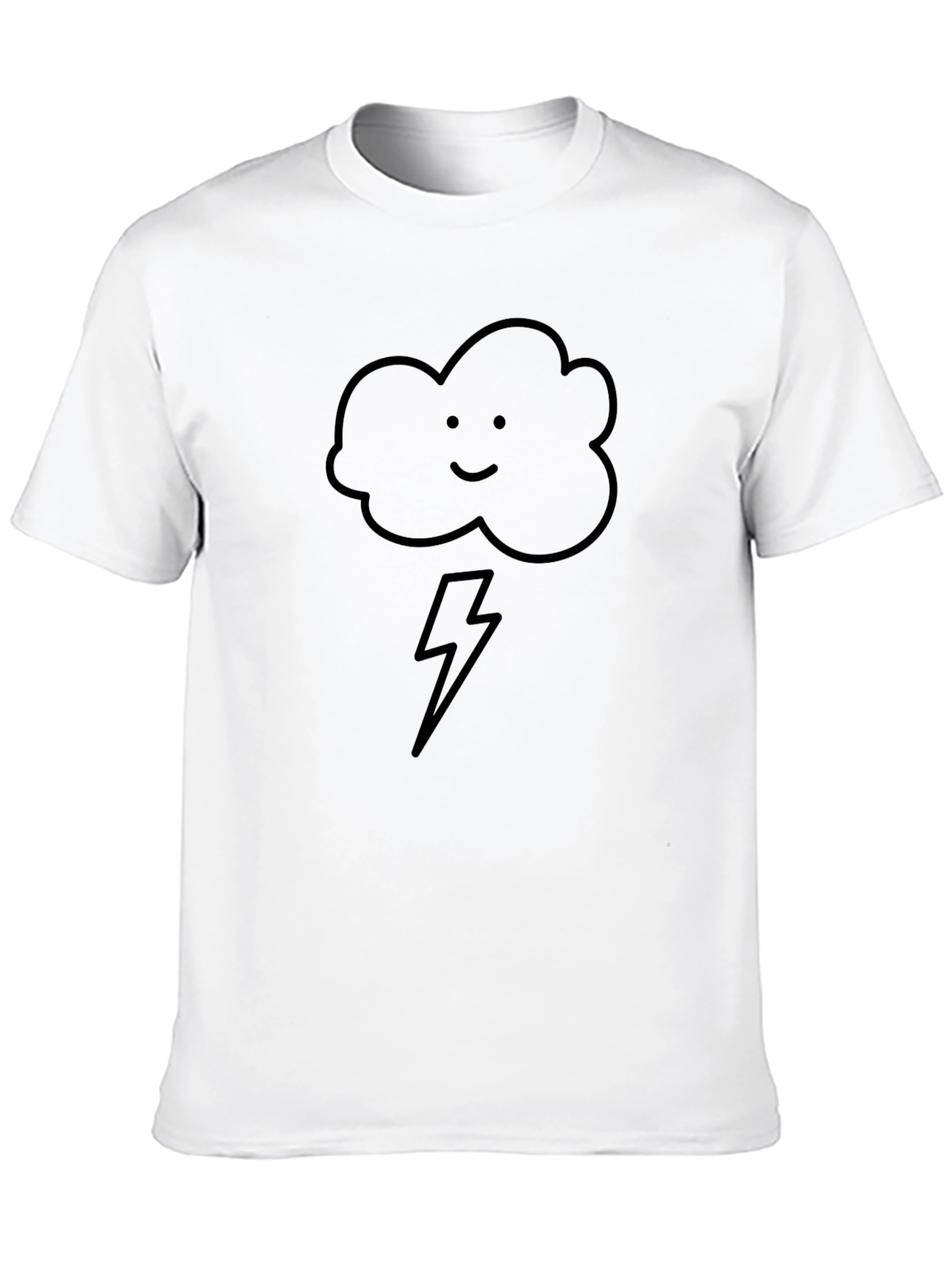 Storm Cloud T-Shirt - Black Graphic Tee