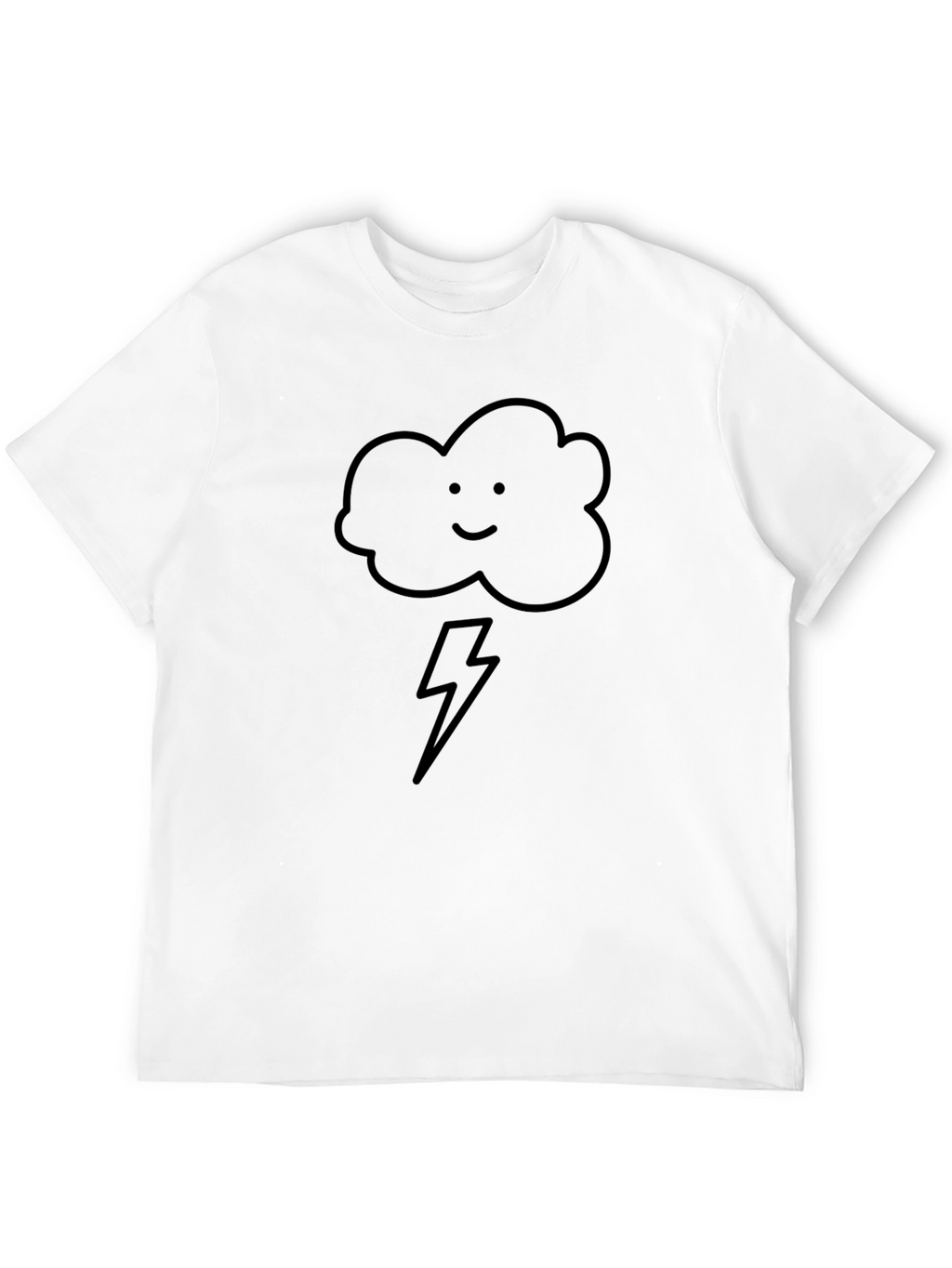 Storm Cloud T-Shirt - Black Graphic Tee
