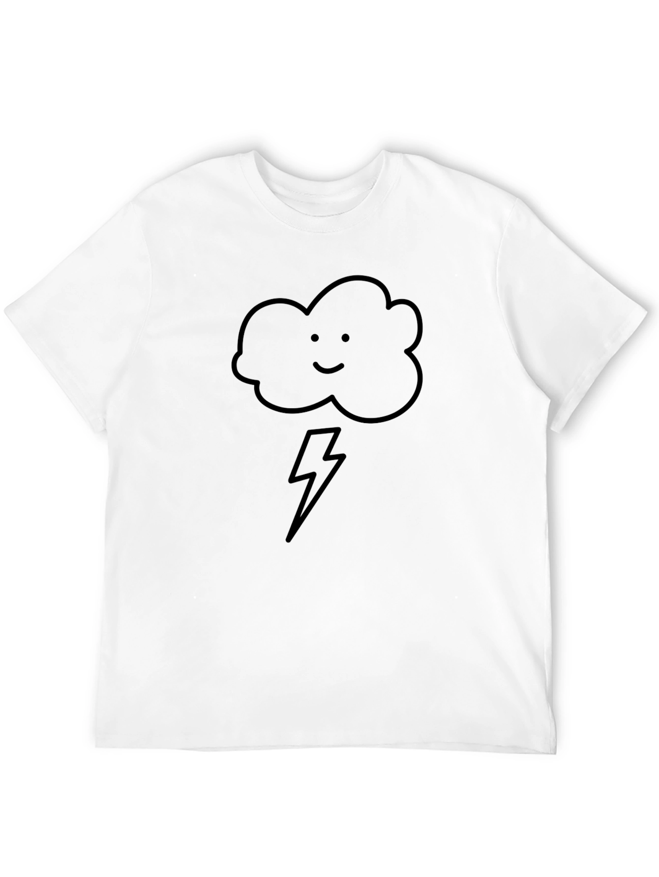 Storm Cloud T-Shirt - Black Graphic Tee