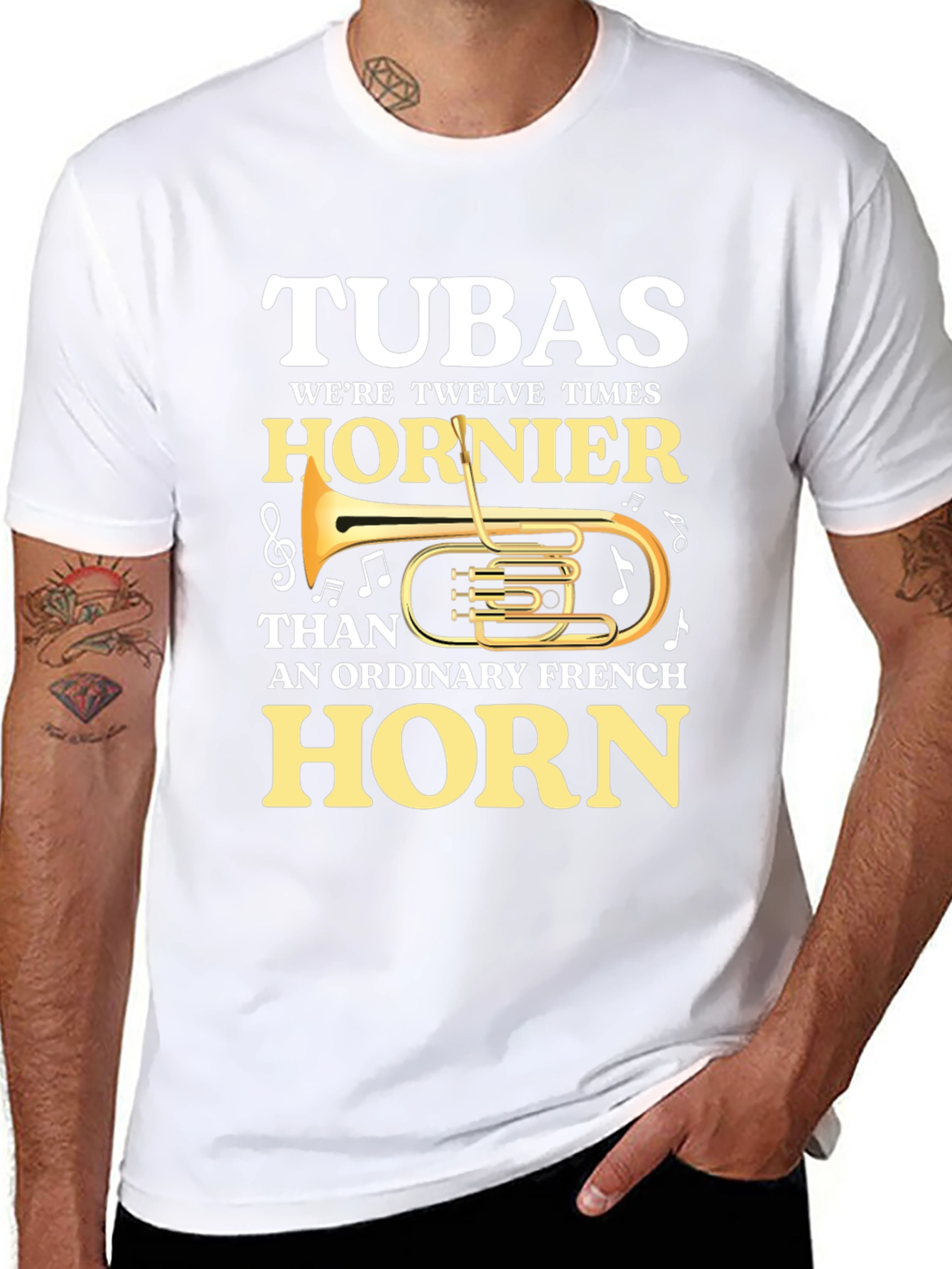 Tuba Horny T-Shirt - Band Geeks Tee