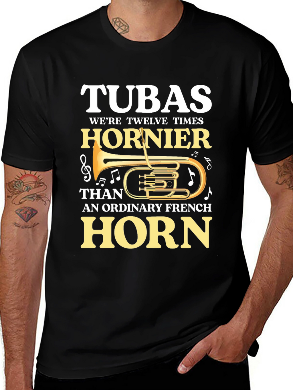 Tuba Horny T-Shirt - Band Geeks Tee