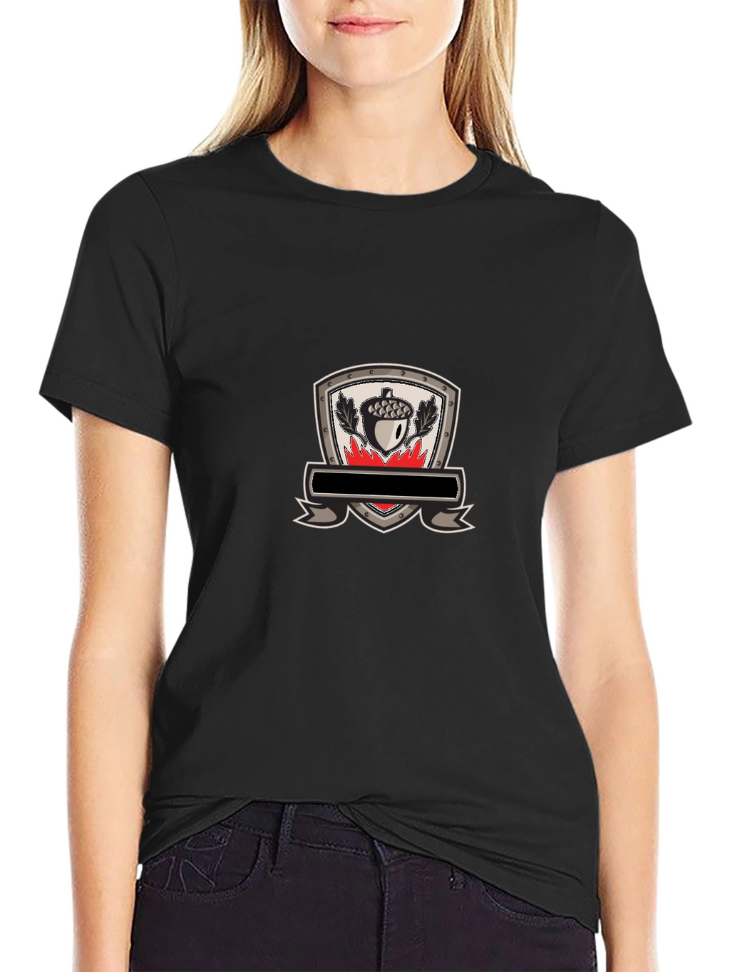 Emblem Tee - Shield Acorn Design