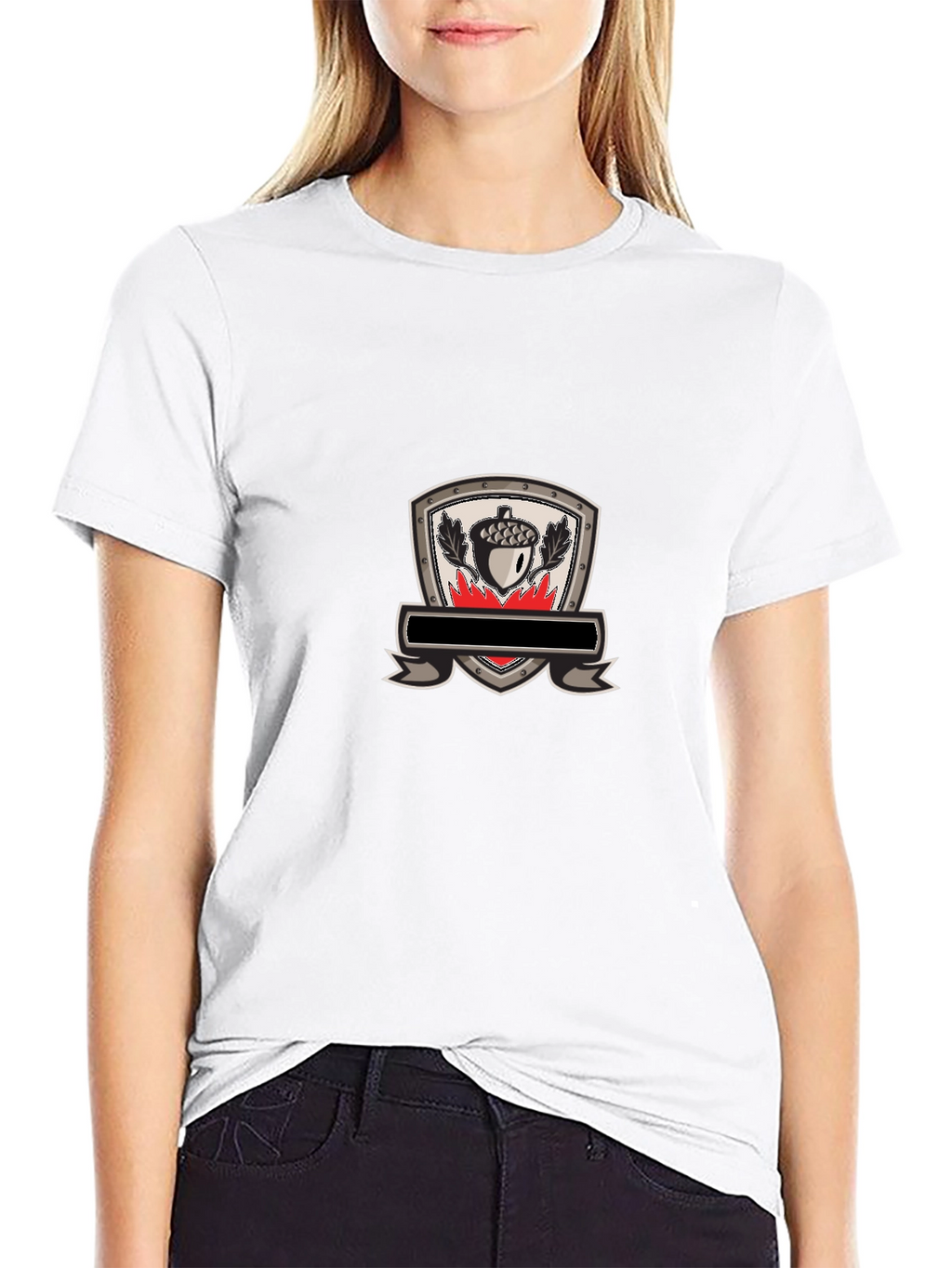 Emblem Tee - Shield Acorn Design