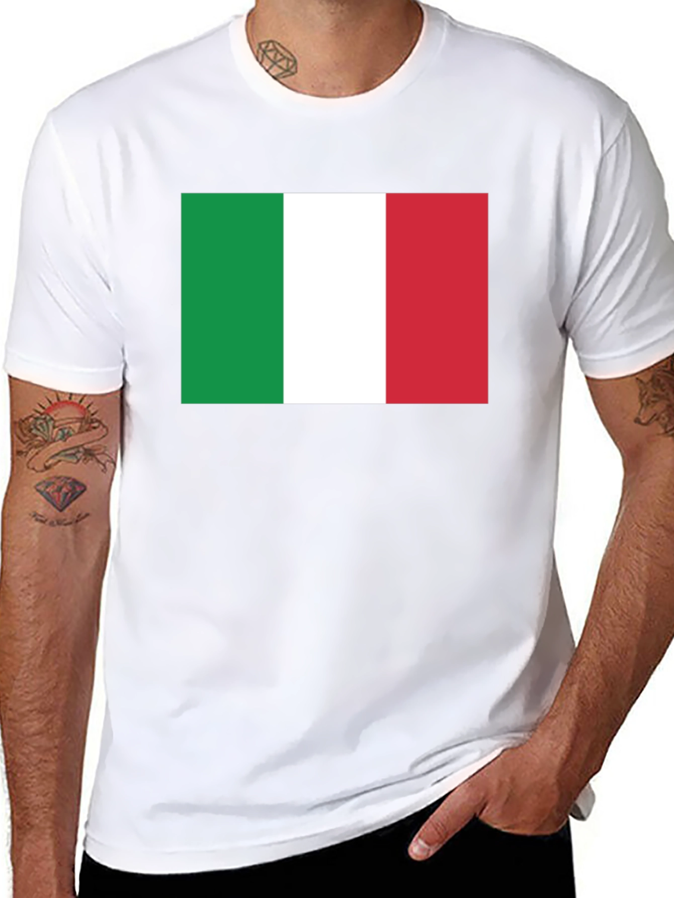 Italian Flag T-Shirt - Show Your Pride!