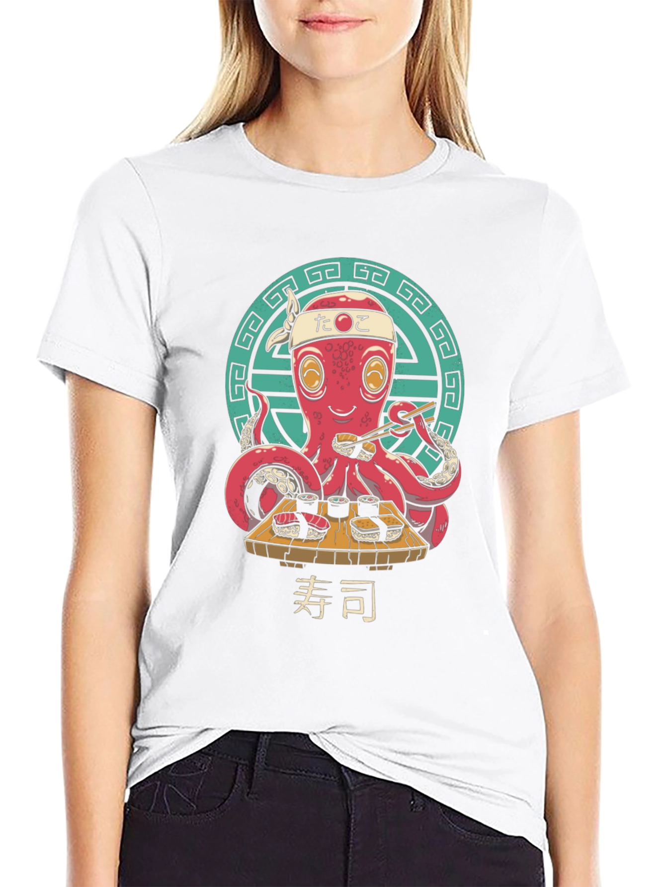Sushi Chef Octopus T-Shirt - Unique Graphic Tee