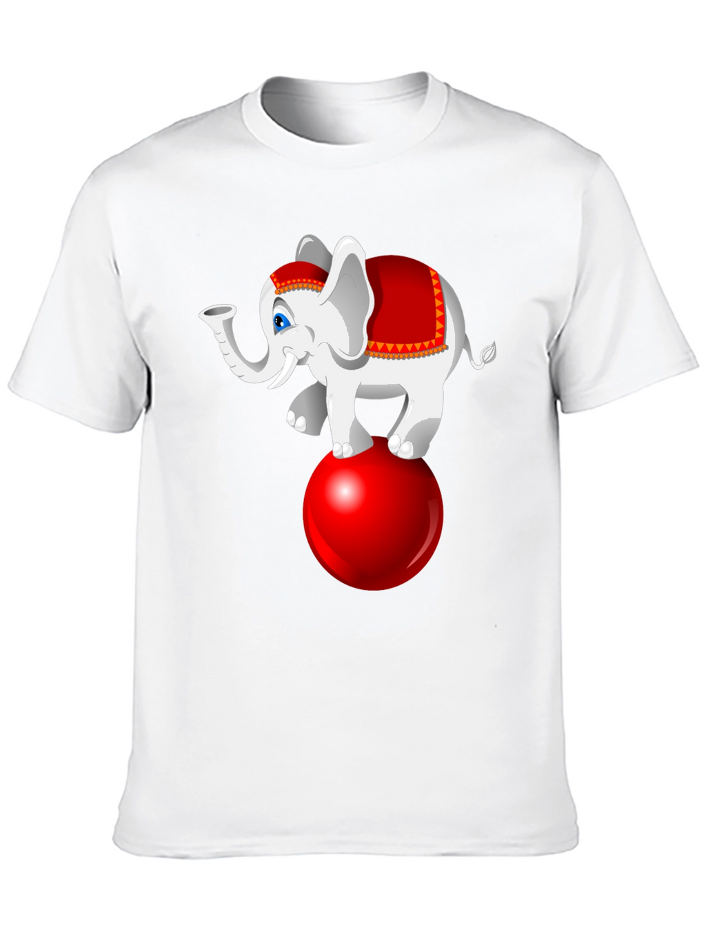 Circus Elephant on Ball Graphic Tee