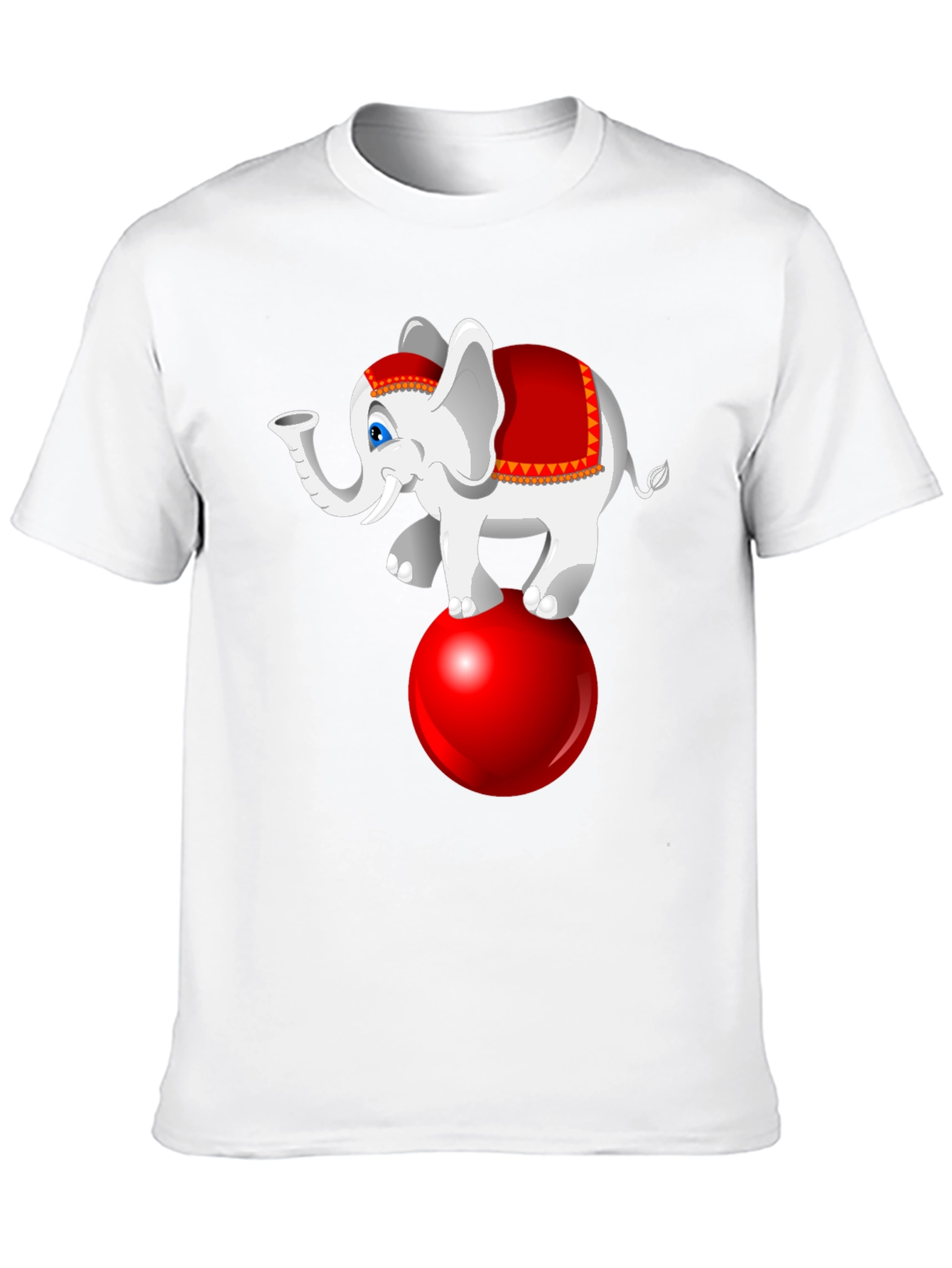 Circus Elephant on Ball Graphic Tee