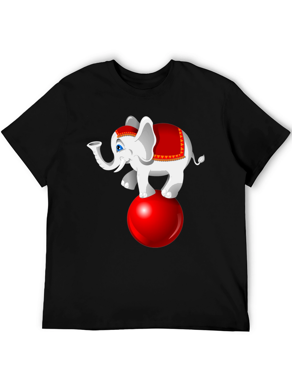 Circus Elephant on Ball Graphic Tee