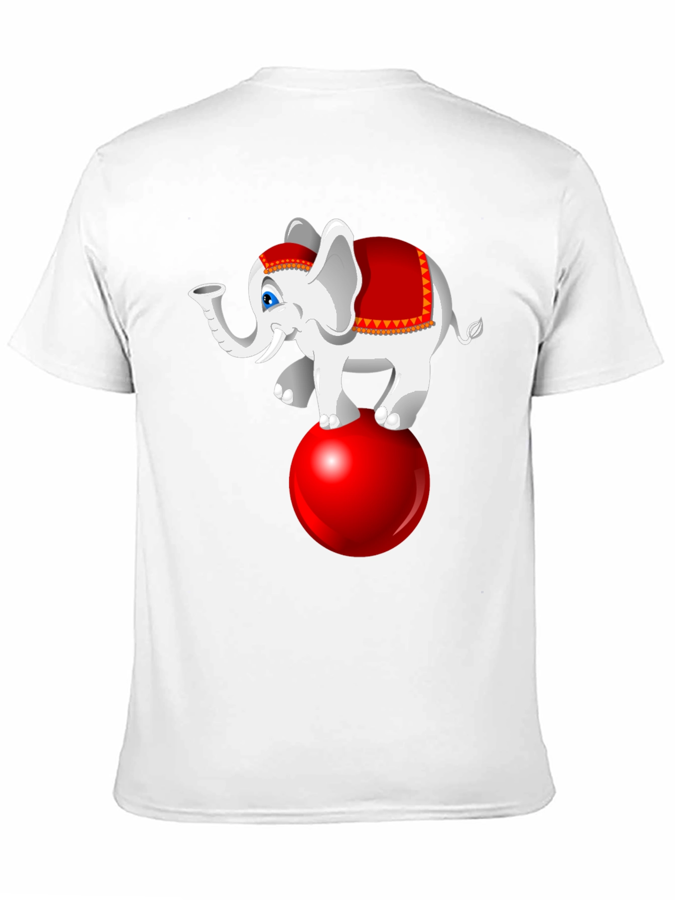 Circus Elephant on Ball Graphic Tee