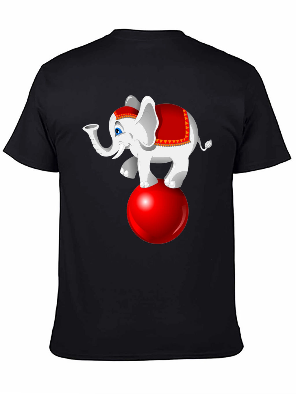 Circus Elephant on Ball Graphic Tee