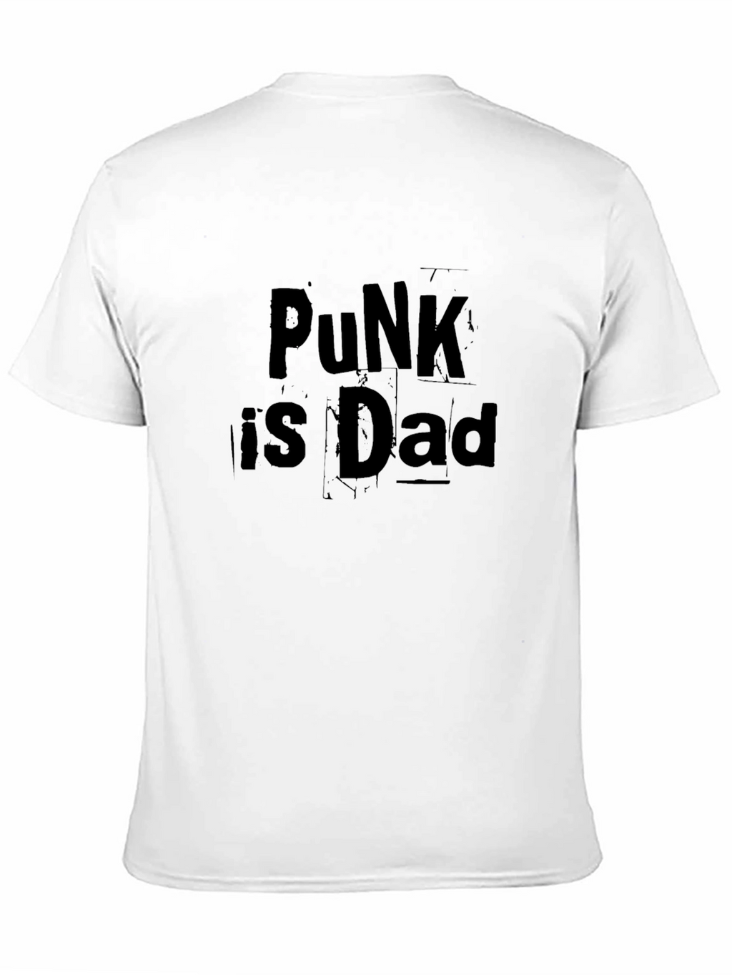 Punk is Dad Graphic T-Shirt - Black