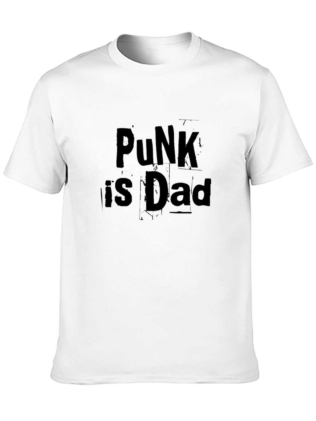 Punk is Dad Graphic T-Shirt - Black