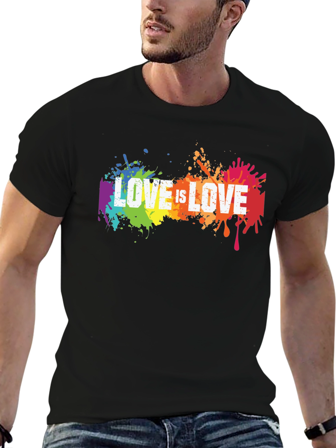 Love is Love LGBTQ+ Pride Graphic T-Shirt