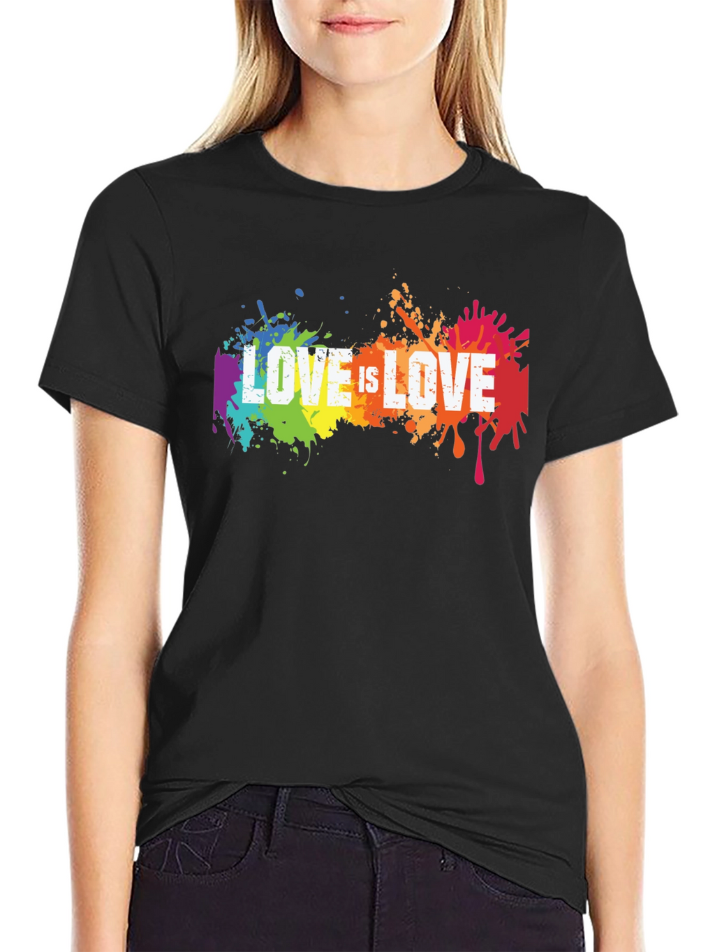 Love is Love LGBTQ+ Pride Graphic T-Shirt