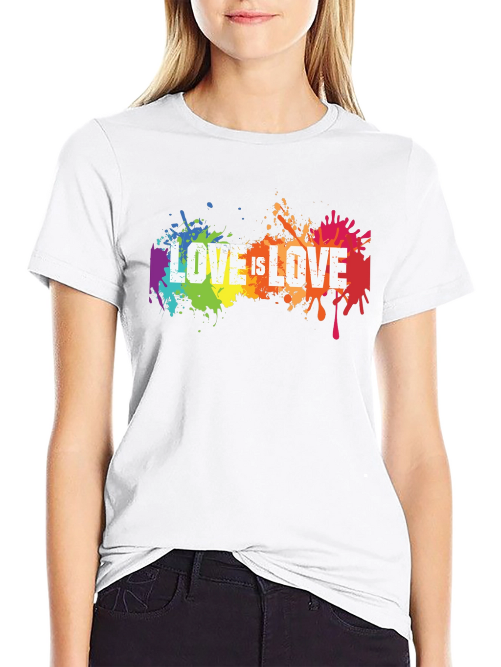 Love is Love LGBTQ+ Pride Graphic T-Shirt