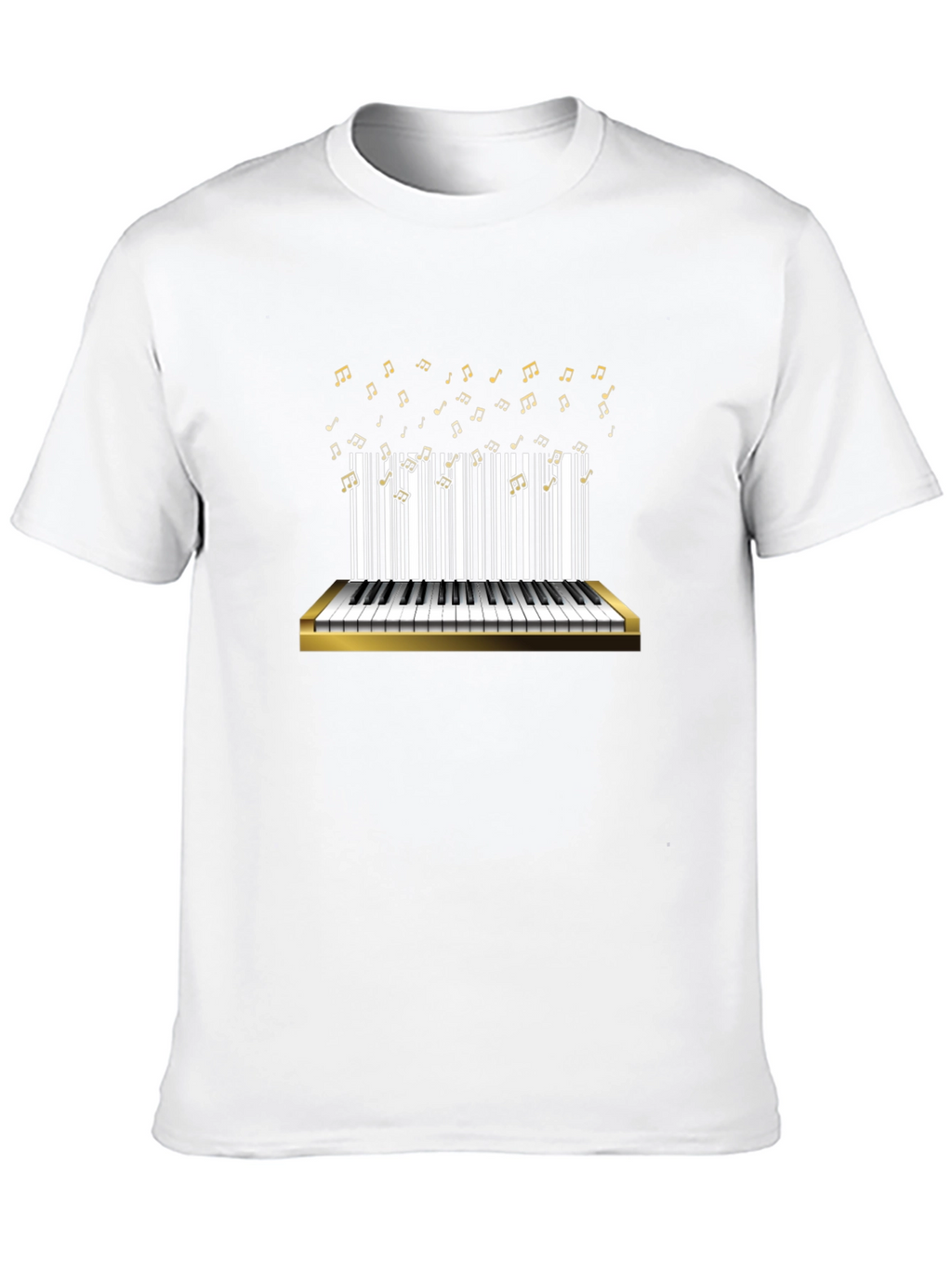 Musical Notes Piano T-Shirt