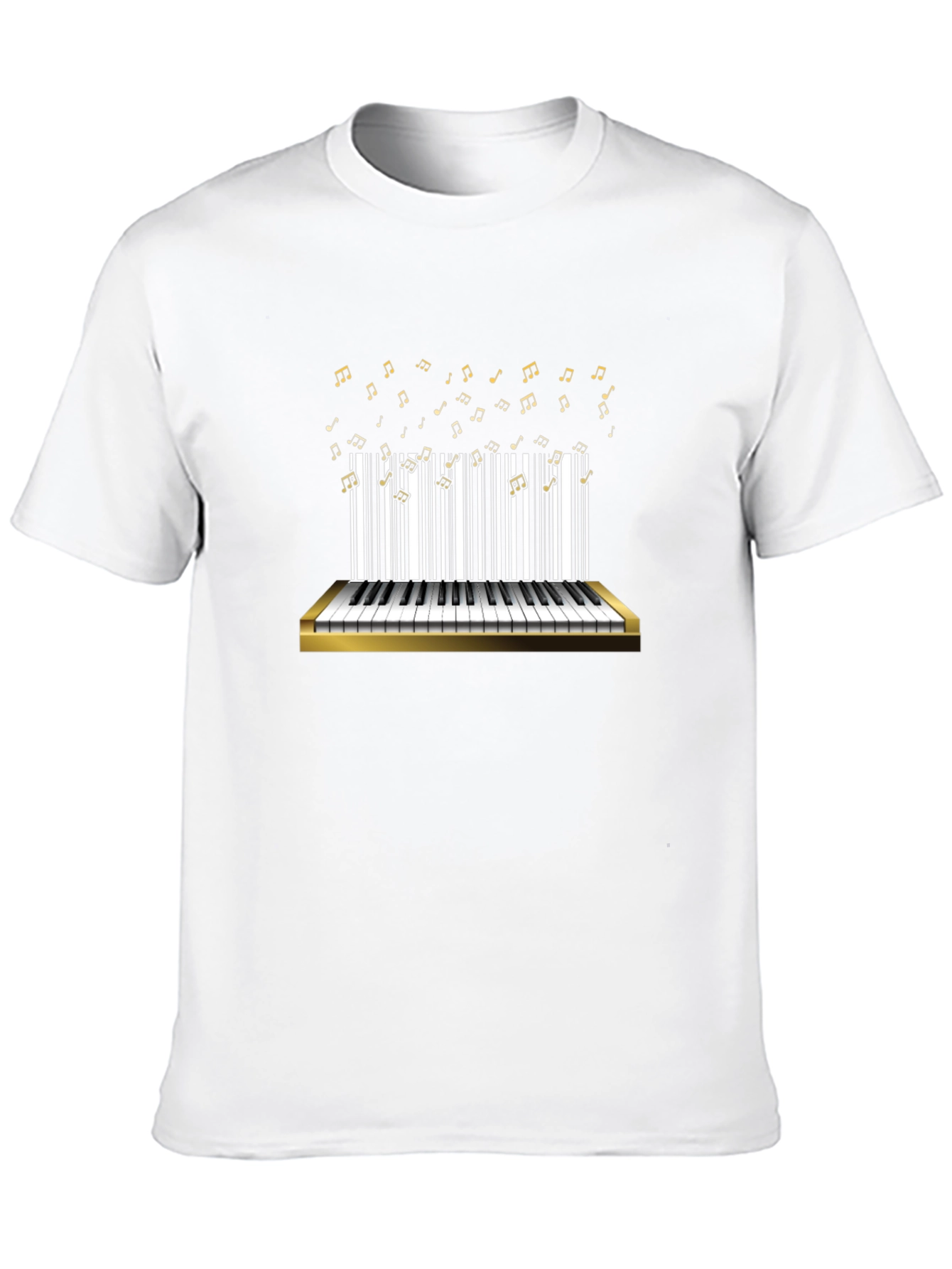 Musical Notes Piano T-Shirt