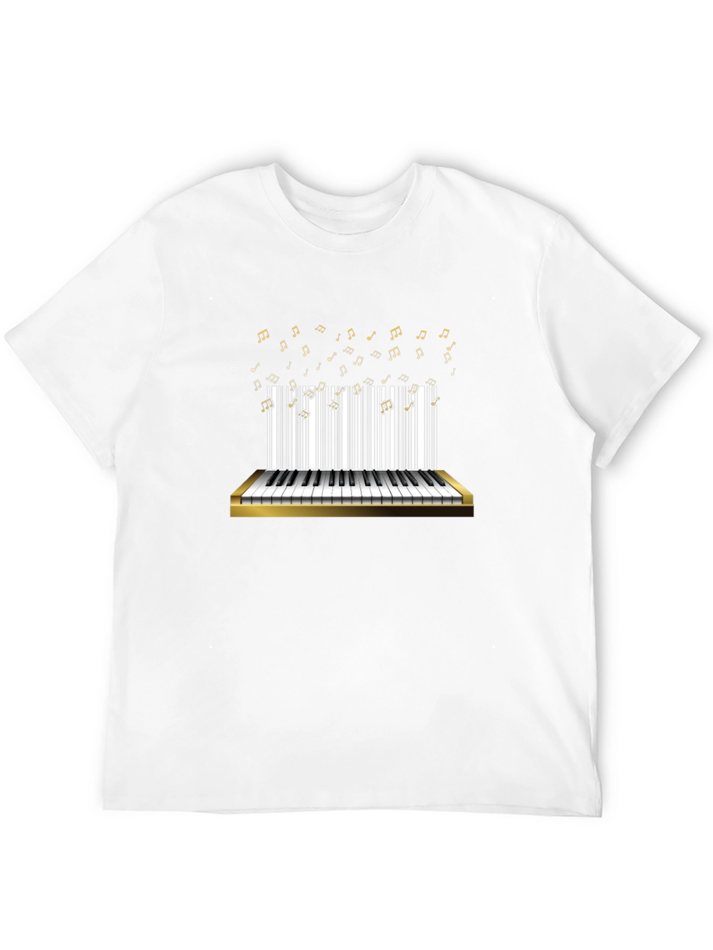 Musical Notes Piano T-Shirt