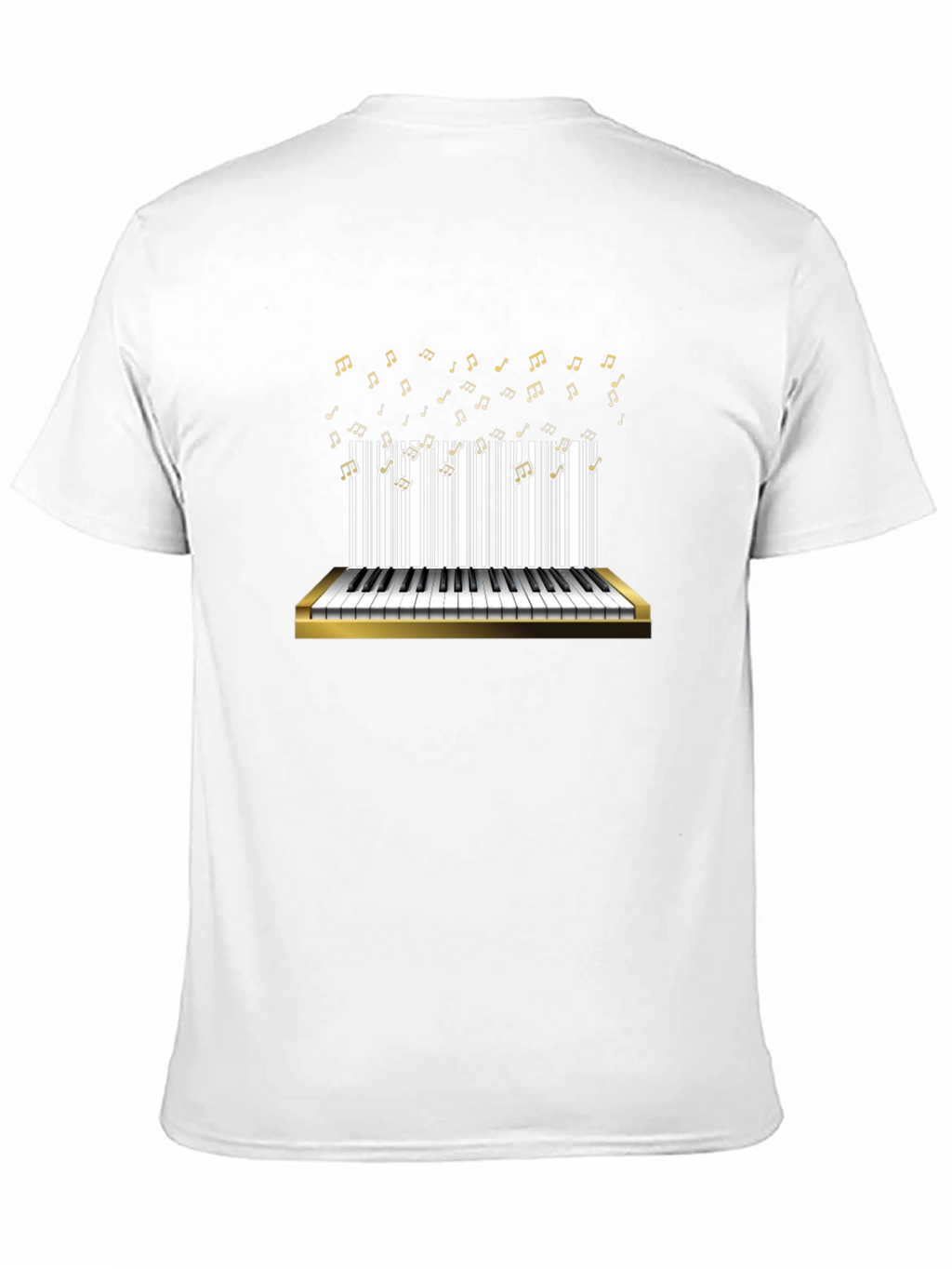 Musical Notes Piano T-Shirt