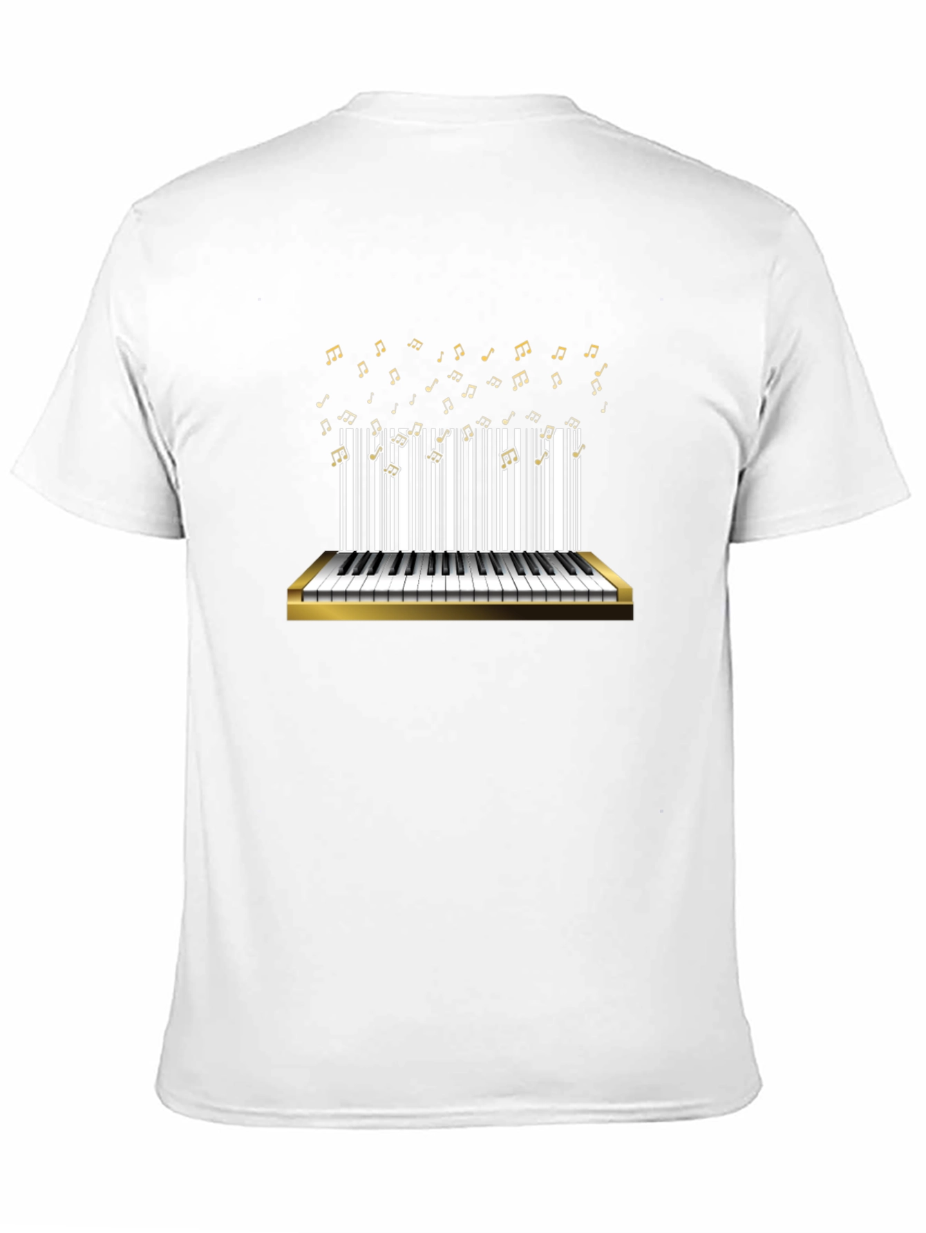 Musical Notes Piano T-Shirt
