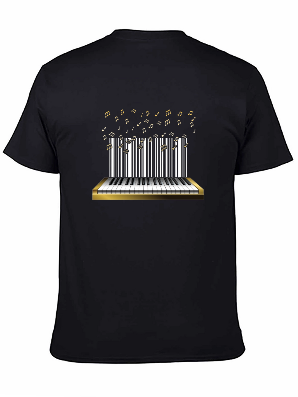 Musical Notes Piano T-Shirt