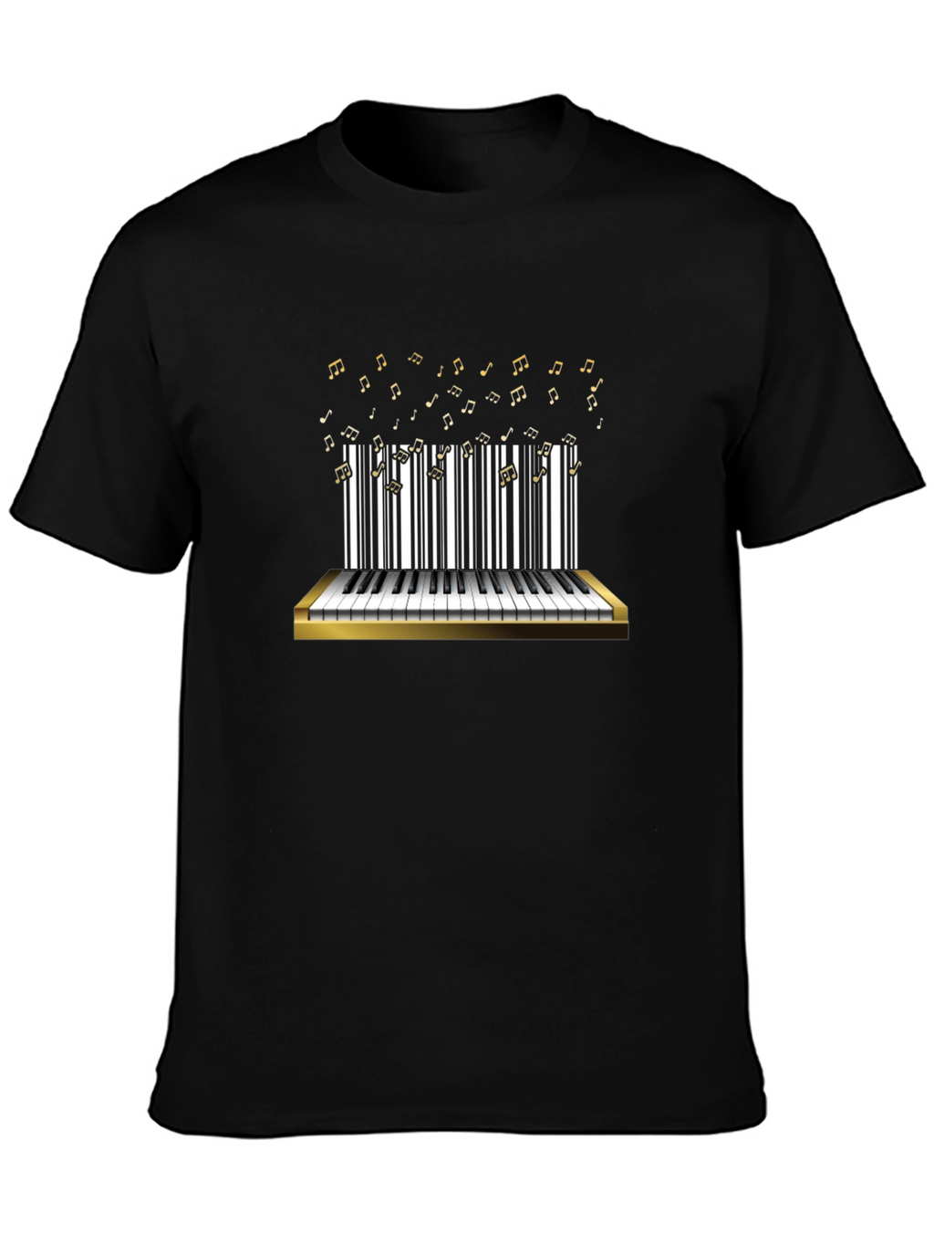 Musical Notes Piano T-Shirt