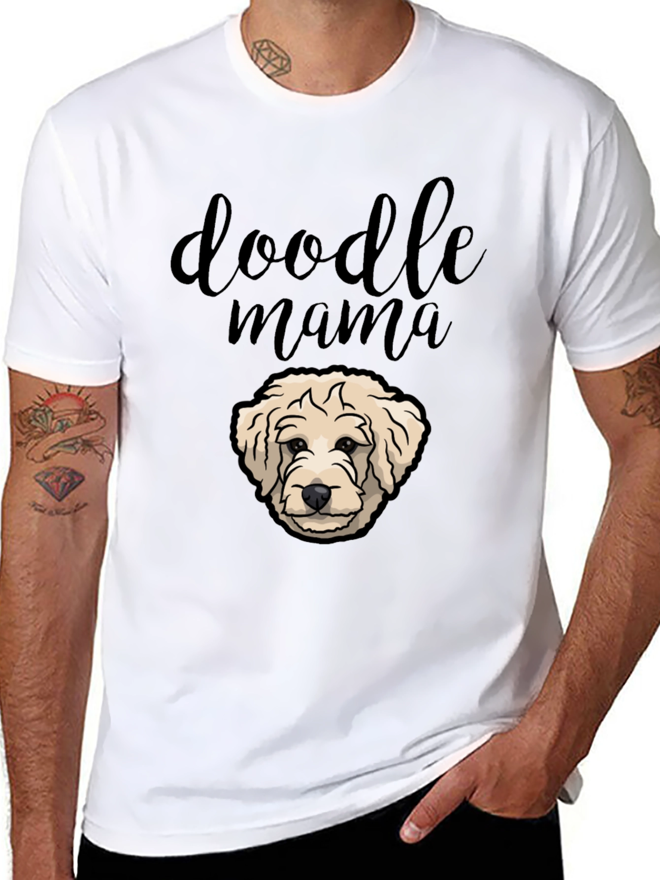 Doodle Mama T-Shirt: Dog Lover Tee
