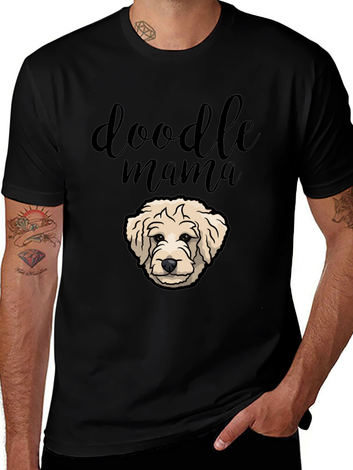 Doodle Mama T-Shirt: Dog Lover Tee